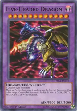 YUGIOH Five-Headed Dragon Deck The Big Five Complete 40 - Cards + Extra - Image 1
