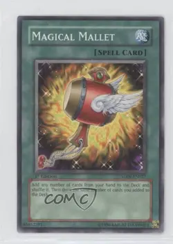 Magical Mallet 1st Ed. YuGiOh Dinosaur's Rage Structure Deck #SD09-EN027 2006 - Image 1
