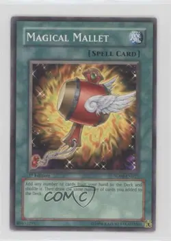 Magical Mallet 1st Ed. YuGiOh Dinosaur's Rage Structure Deck #SD09-EN027 2006 - Image 1