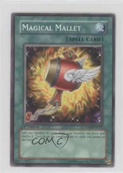 Magical Mallet 1st Ed. YuGiOh Dinosaur's Rage Structure Deck #SD09-EN027 2006 - Image 1