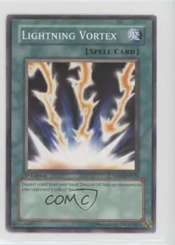 Lightning Vortex 1st Ed. YuGiOh Dinosaur's Rage Structure Deck #SD09-EN026 2006 - Image 1