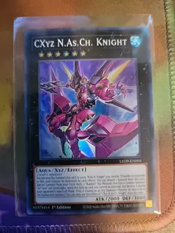 Yugioh Asian-English CXyz N.As.Ch. Knight ROTA-AE109 Super Rare - Image 1