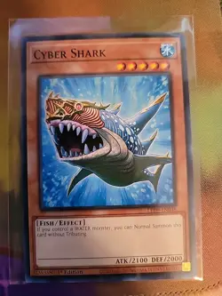 Cyber Shark - LED9-EN048 - Common - 1st Edition LP YuGiOh! Legendary Duelists: - Image 1