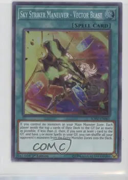Sky Striker Maneuver - Vector Blast (SR) 1st Ed. YuGiOh Soul Fusion #SOFU-EN061 - Image 1