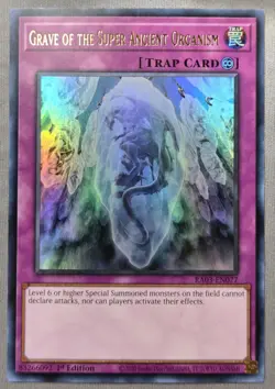 Yugioh TCG #RA03-EN077 Grave of the Super Ancient Organism 1st Ed Ultra Rare NM - Image 1