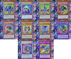 Yugioh Chibi Artwork Full Set 1st Edition Secret Rare BLMM-EN001 - BLMM-EN010 NM - Image 1