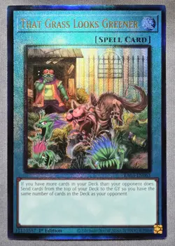 Yugioh - That Grass Looks Greener RA03-EN063 1st Edition Ultimate Rare NM - Image 1