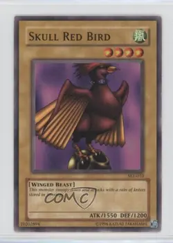 Skull Red Bird Unlimited YuGiOh Starter Deck Kaiba Evolution #SKE-010 2004 - Image 1