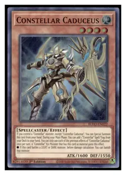 Yugioh Constellar Caduceus #BLVO-EN022 Super Rare Blazing Vortex LP - Image 1