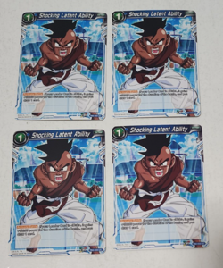 Dragon Ball Super Card Game Shocking Latent Ability TB2-033 UC x4 Playset - Image 1