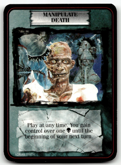 1995 Kult Reality is a Lie! Trading card game - MANIPULATE DEATH - Image 1