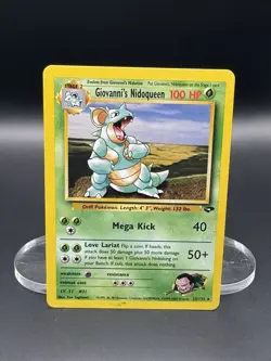 Giovanni's Nidoqueen 23/132 Pokemon Card TCG 2000 Gym Challenge NM Non Holo - Image 1