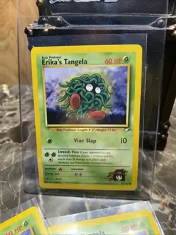 Pokemon TCG Erika's Tangela Gym Heroes 1st Edition Common Card 79/132 - Image 1