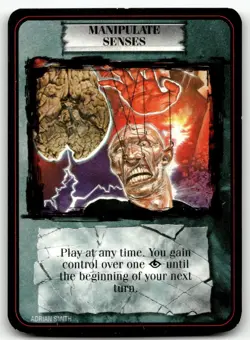 1995 Kult Reality is a Lie! Trading card game - MANIPULATE SENSES - Image 1