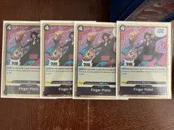 Finger Pistol Event Playset 4x Copies - One Piece Card Game - EB01-051 English - Image 1