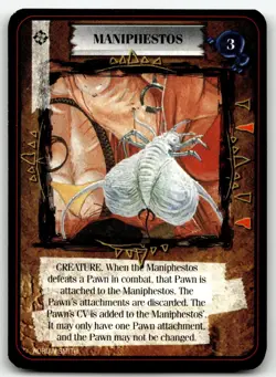 1995 Kult Reality is a Lie! Trading card game - MANIPHESTOS - Image 1