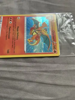 Special Delivery Charizard SWSH075 Holo Promo Card Swirl & well centered! - Image 4