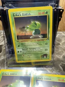 Pokemon TCG Erika's Oddish Gym Heroes 78/132 Unlimited Common Card - Image 1