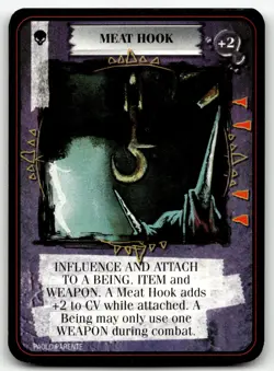 1995 Kult Reality is a Lie! Trading card game - MEAT HOOK - Image 1