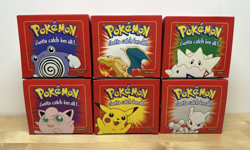 NEW - SEALED - Pokemon 23k Gold Plated Burger King Trading Card Set Red Lot Of 6 - Image 1