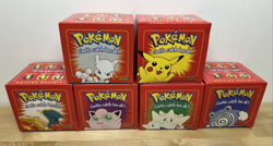 NEW - SEALED - Pokemon 23k Gold Plated Burger King Trading Card Set Red Lot Of 6 - Image 1