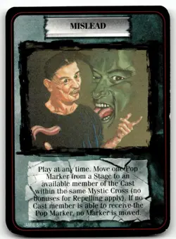 1995 Kult Reality is a Lie! Trading card game - MISLEAD - Image 1