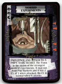 1995 Kult Reality is a Lie! Trading card game - MORBID EXPERIMENTS - Image 1