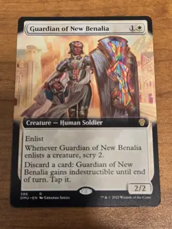 MTG Dominaria United - Guardian of New Benalia - DMU 386 - Extended Art - Image 1