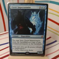 MTG Commander 2019 #82 Clever Impersonator NM - Image 1