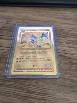Pokemon CHARIZARD 4/102 - Celebrations UPC 25th Anniversary GOLD Metal Card - Image 3