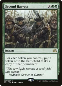1 MTG NM English Second Harvest Shadows Over Innistrad SOI - Image 1