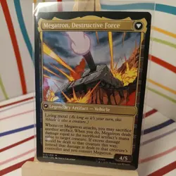 MTG Universes Beyond: Transformers Megatron, Tyrant 012/015 NM Mythic ManaFam - Image 2