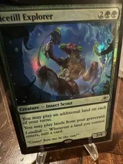 MTG Icetill Explorer Magic: The Gathering Edge of Eternities Rare #0192 Foil - Image 1