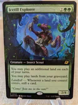 MTG Icetill Explorer Magic: The Gathering Edge of Eternities Rare #0192 Foil - Image 1