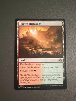 Rugged Highlands - 0262 - Aetherdrift - MTG - NM/M - Image 1