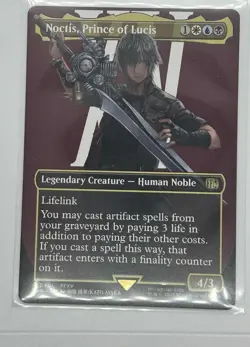 MTG Noctis, Prince of Lucis - Borderless, Mint, English Final Fantasy - Image 1