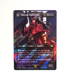 Vincent Valentine Assassin Surge Foil Card~Final Fantasy Commander MTG - Image 1
