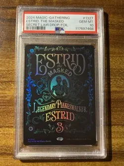 MTG✨ESTRID THE MASKED Full Art/2 Sided FOIL✨SLD PSA 10 Legendary Planeswalker - Image 2