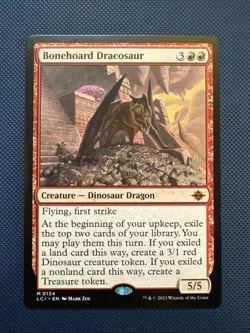 MTG Bonehoard Dracosaur - Promo Pack: The Lost Caverns of Ixalan (PPLCI) NM - Image 1