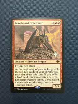 MTG Bonehoard Dracosaur - Promo Pack: The Lost Caverns of Ixalan (PPLCI) NM - Image 1