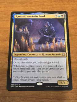 MTG Dominaria United Commander - Ramses, Assassin Lord - DMC 39 - Regular - Image 1