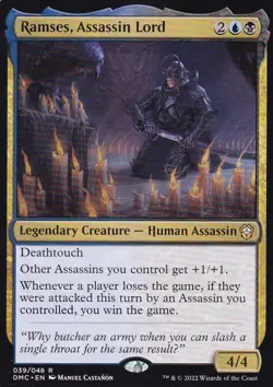 MTG Dominaria United Commander - Ramses, Assassin Lord - DMC 39 - Regular - Image 2