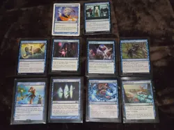 MTG Sorcery x10 (BLUE ONLY-CARD DRAW) Mind Spiral/Combat Tutorial/Gust of Wind - Image 1