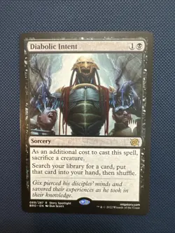 MTG Diabolic Intent - Promo Pack: The Brothers' War (PPBRO) NM - Image 1