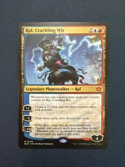 MTG Ral, Crackling Wit - Promo Pack: Bloomburrow (PPBLB) NM - Image 1