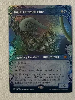 MTG Kitsa, Otterball Elite (Showcase) Bloomburrow Foil - Image 1
