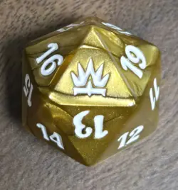 MTG Spindown Dice / Die From the Vault: Legends D20 - Image 1