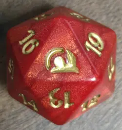 MTG Spindown Dice / Die - From the Vault: Realms D20 - Image 1