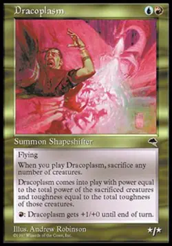 Dracoplasm - Medium Play MTG Tempest - Image 1