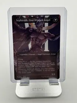 MTG Sephiroth Fabled SOLDIER (Borderless) (Surge Foil) (0527) Final Fantasy Foil - Image 2